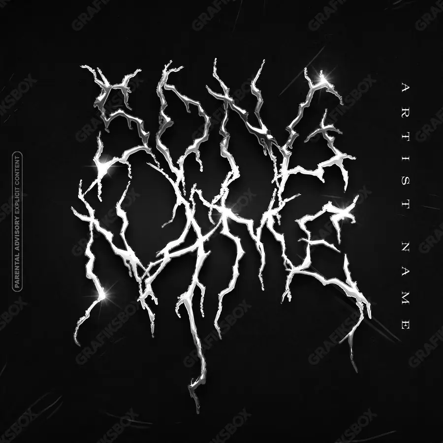 Portada de álbum prediseñada «Fantasmeo» — un motivo con carácter propio, en una paleta monocroma
