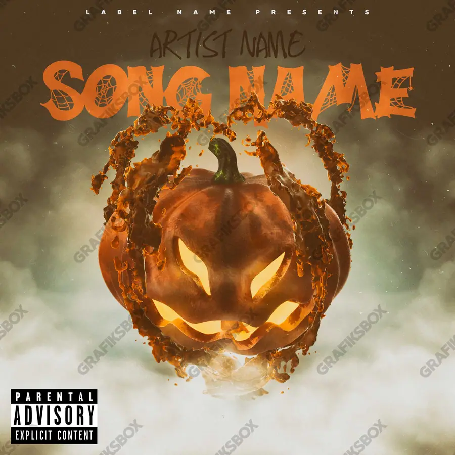 Купить обложку для трека «Pumpkin» — яркий кадр, в оранжевых тонах