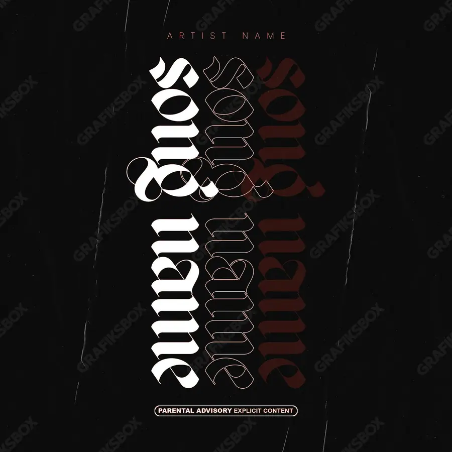 Portada de álbum prediseñada «Coffee» — una idea visual original sin equivalente cercano en el catálogo, en una paleta monocroma