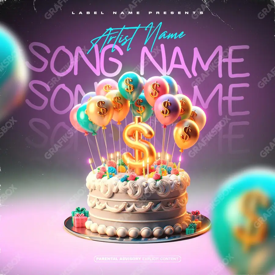 Обложка для песни «Birthday» — яркий кадр, в розовых тонах