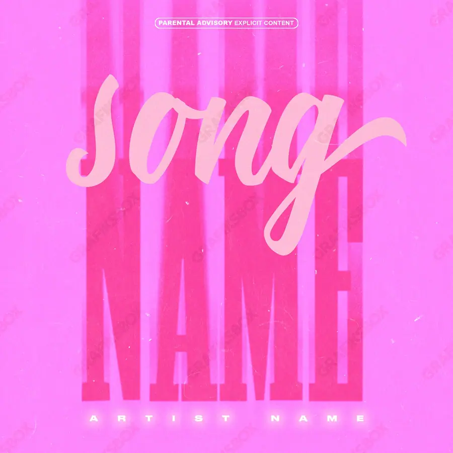 Premade album cover “Dolly” — a frame that refuses to sit in one category in a pink palette