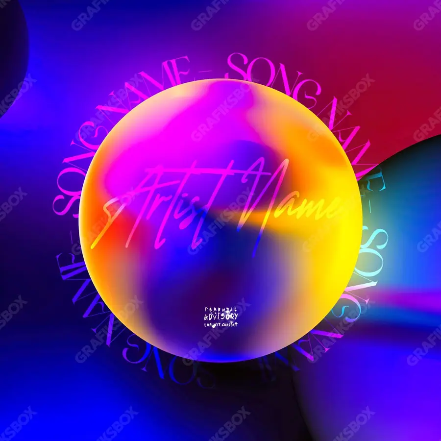 Premade album cover “Difference” — a frame that refuses to sit in one category in cool blue tones