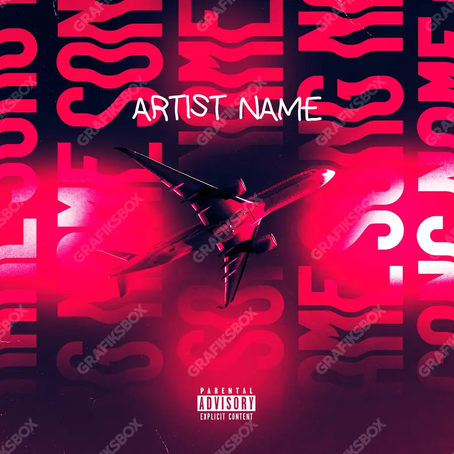 Portada de álbum prediseñada «Livewire» — un motivo con carácter propio, en una gama roja