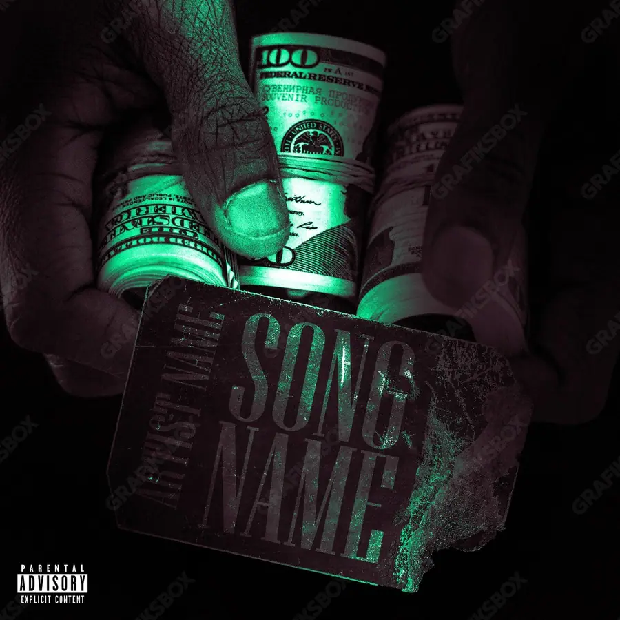 Portada de álbum prediseñada «Josiado» — una idea visual original sin equivalente cercano en el catálogo, en una gama verde