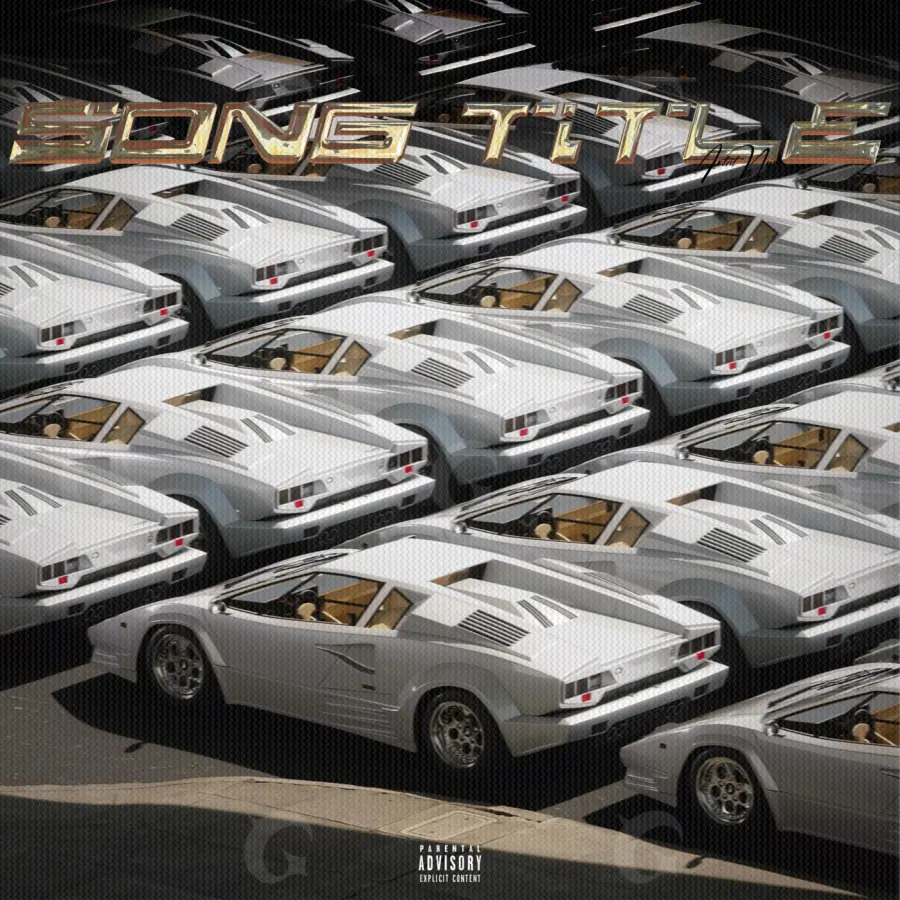 Music cover artwork “Black Car”: car, black and white tones