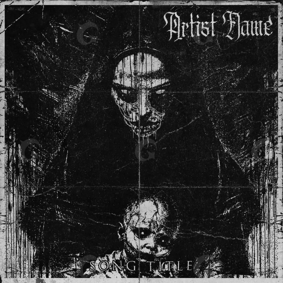 Обложка для альбома «Black Eyes»: глаза; палитра — чёрно-белая