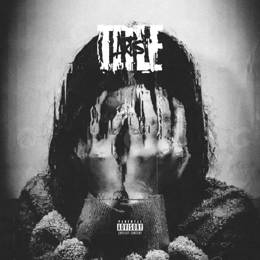 Portada prediseñada «Black Face»: rostro; color blanco y negro