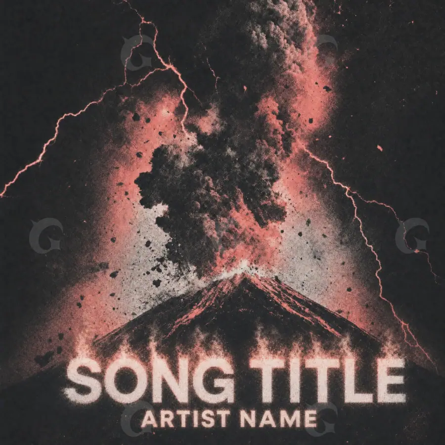 Обложка для альбома «Black Lettering»: типографика; палитра — чёрно-белая