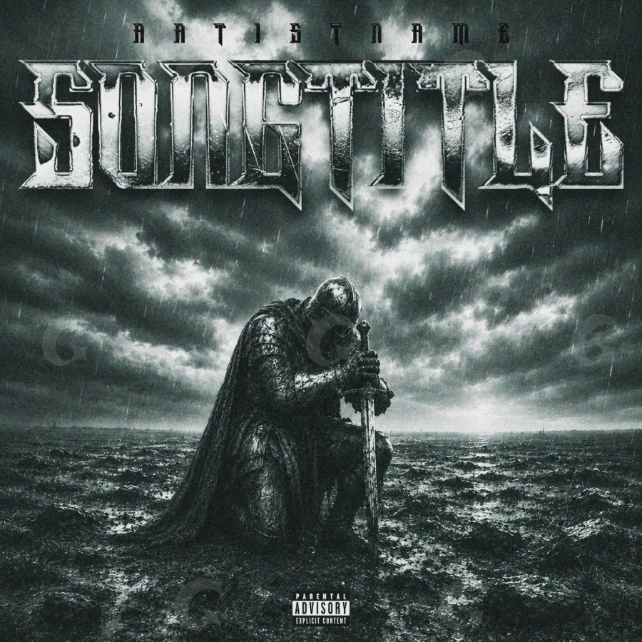 Portada para canción «Black Man»: hombre; color blanco y negro