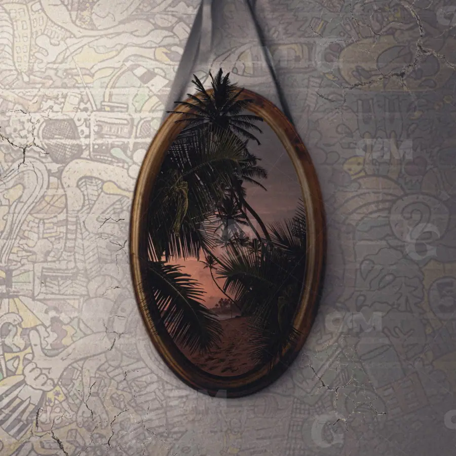 Portada para canción «Black Tree»: árbol y agua; color blanco y negro