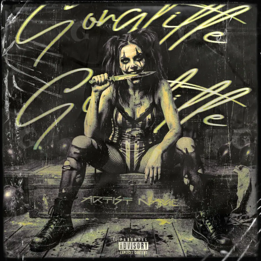 Album cover art “Black Woman”: woman, black and white tones