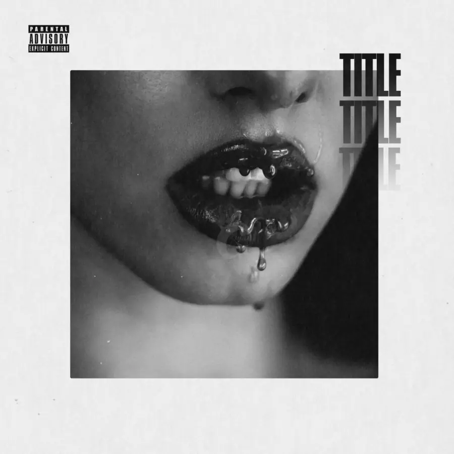 Portada para canción «Black Woman»: mujer y agua; color blanco y negro