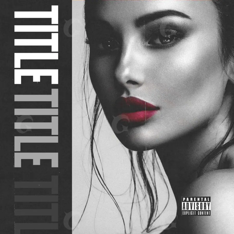 Portada para canción «Black Woman»: mujer y ojos; color blanco y negro