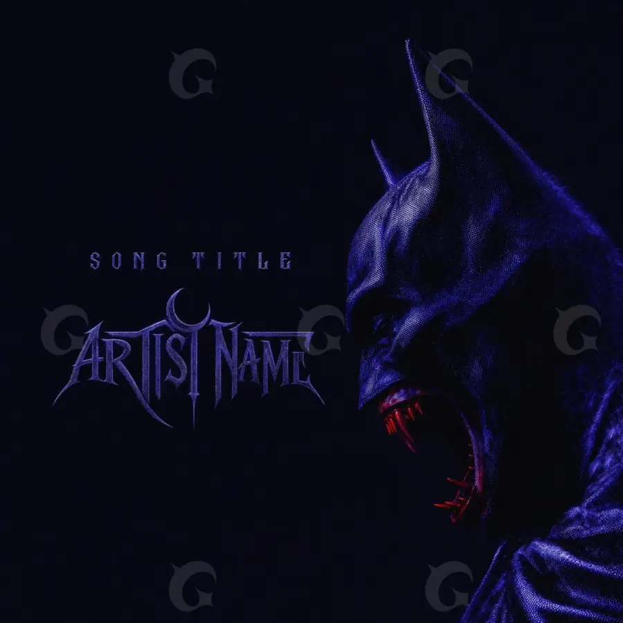 Music cover artwork “Blue Face”: face, blue tones