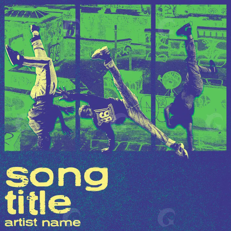 Music cover artwork “Blue Figure”: figure, blue tones