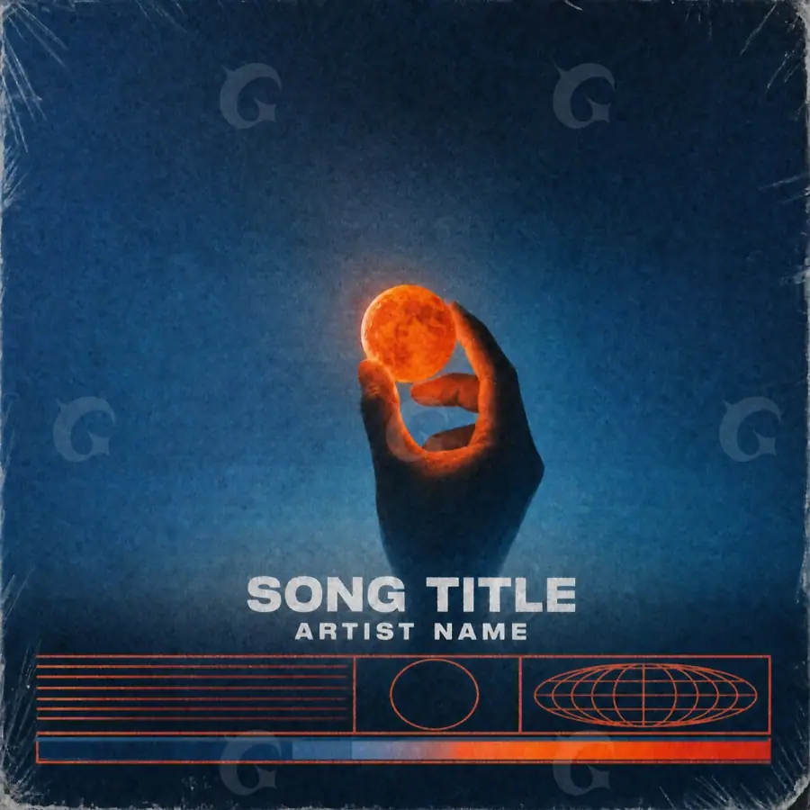 Portada para canción «Blue Hand»: mano; color azul