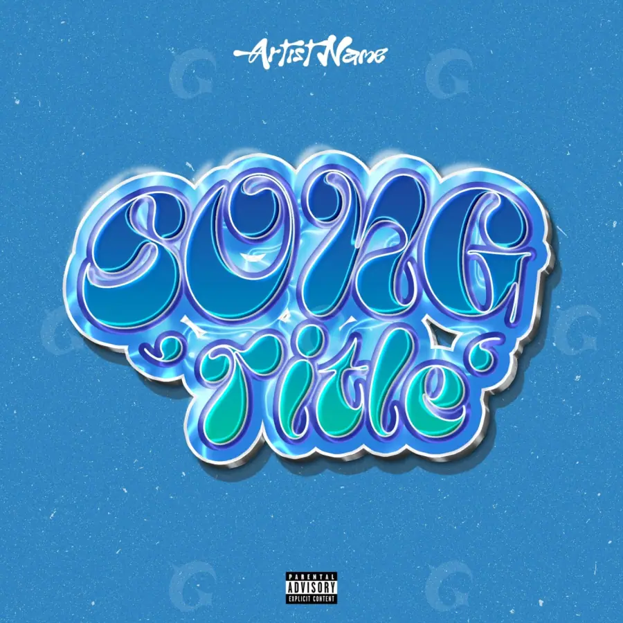 Album cover art “Blue Heart”: heart, blue tones
