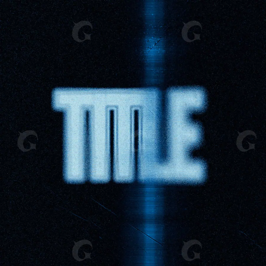 Обложка для альбома «Blue Lettering»: типографика; палитра — синяя
