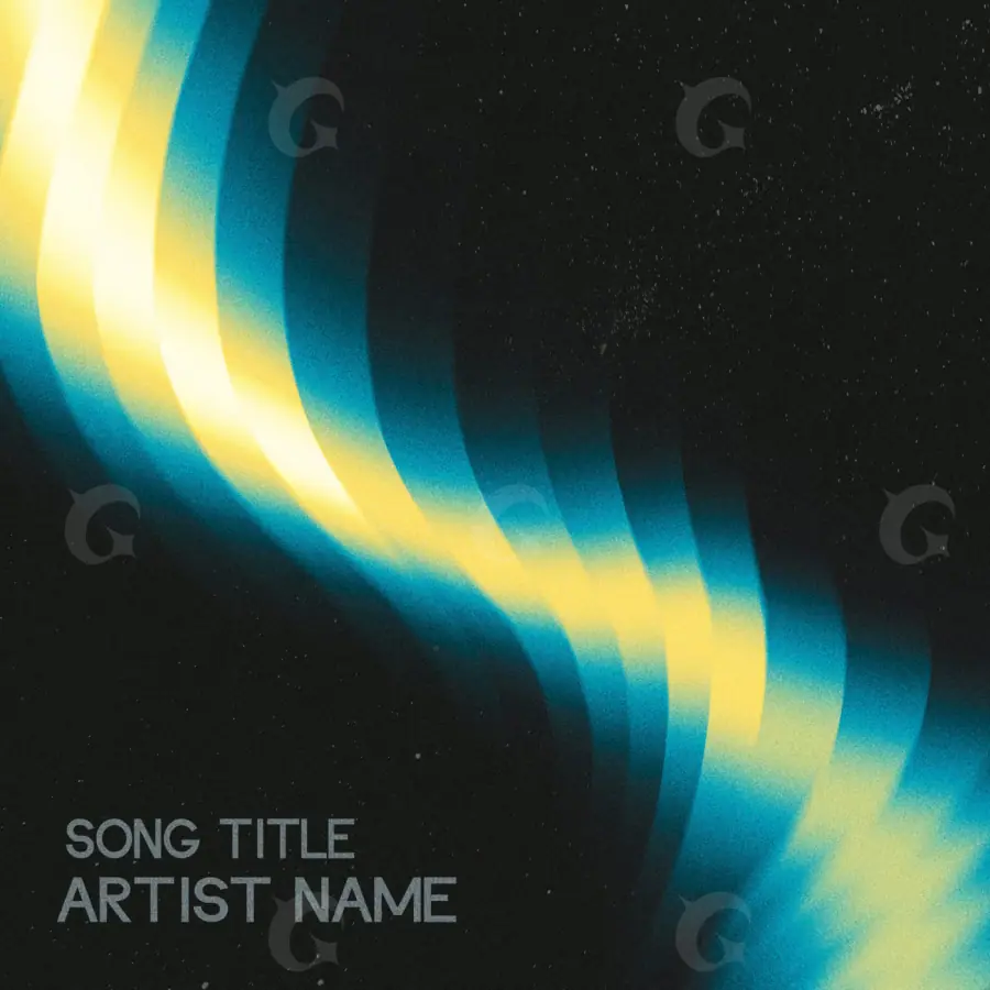 Обложка для альбома «Blue Lettering»: типографика; палитра — синяя