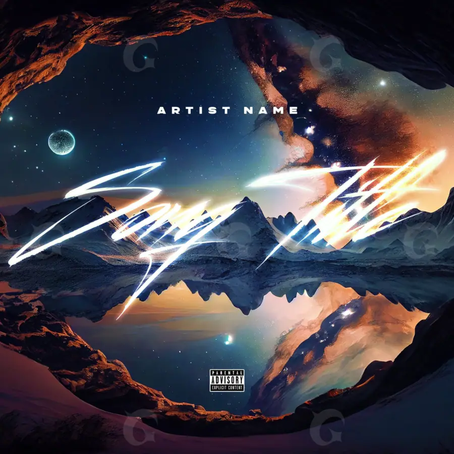 Music cover artwork “Blue Planet”: planet, blue tones