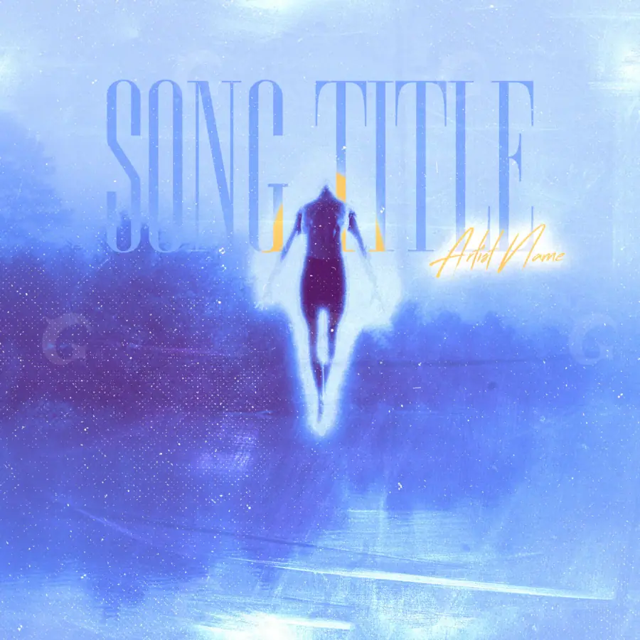 Premade cover art “Blue Road”: road, blue tones