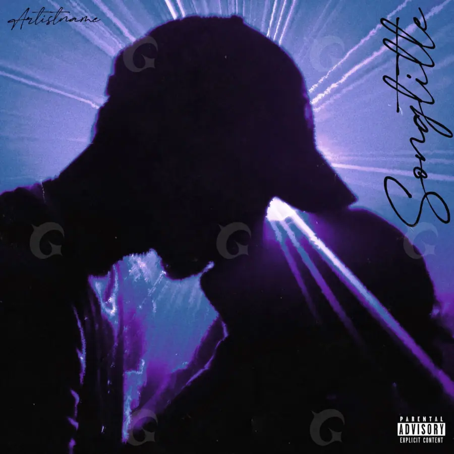 Обложка для альбома «Blue Silhouette»: силуэт; палитра — синяя