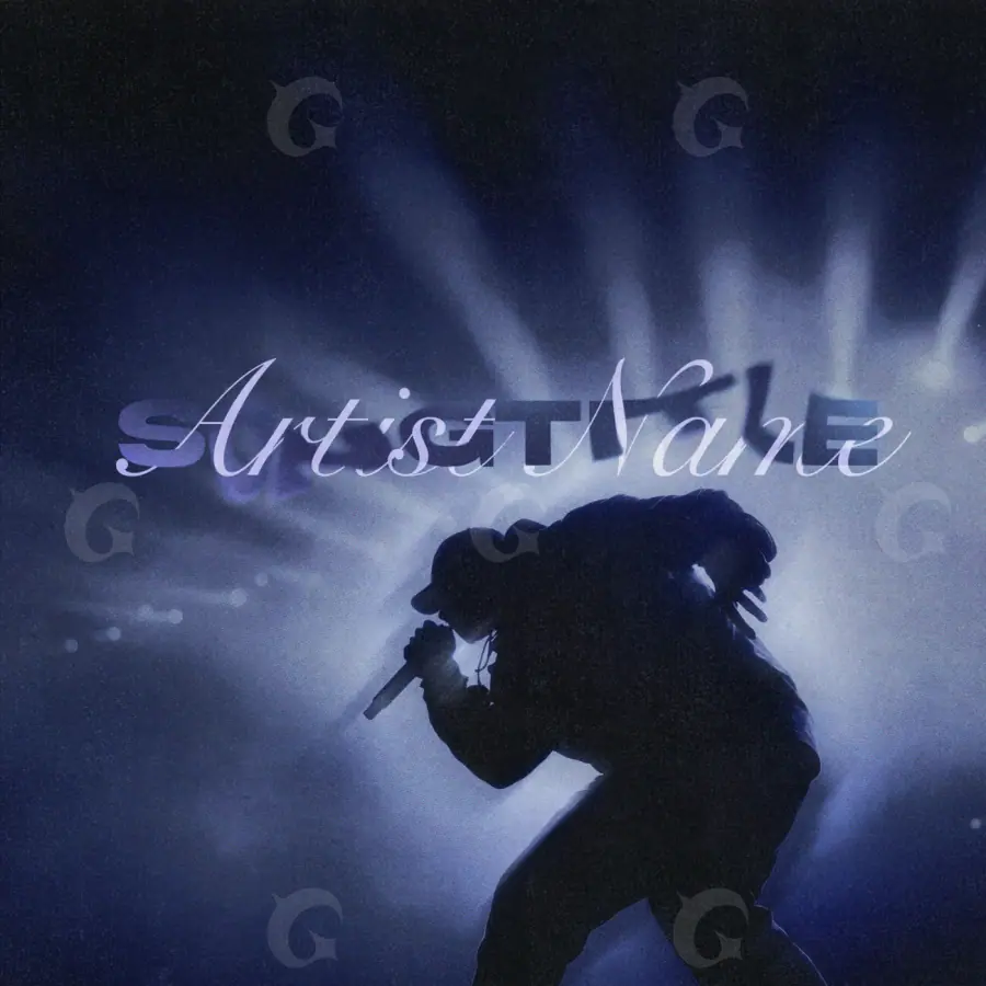 Обложка для песни «Blue Silhouette»: силуэт; палитра — синяя