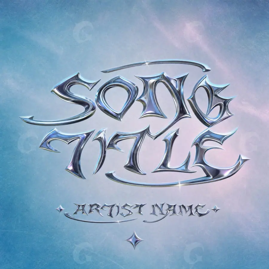 Music cover artwork “Blue Star”: star, blue tones