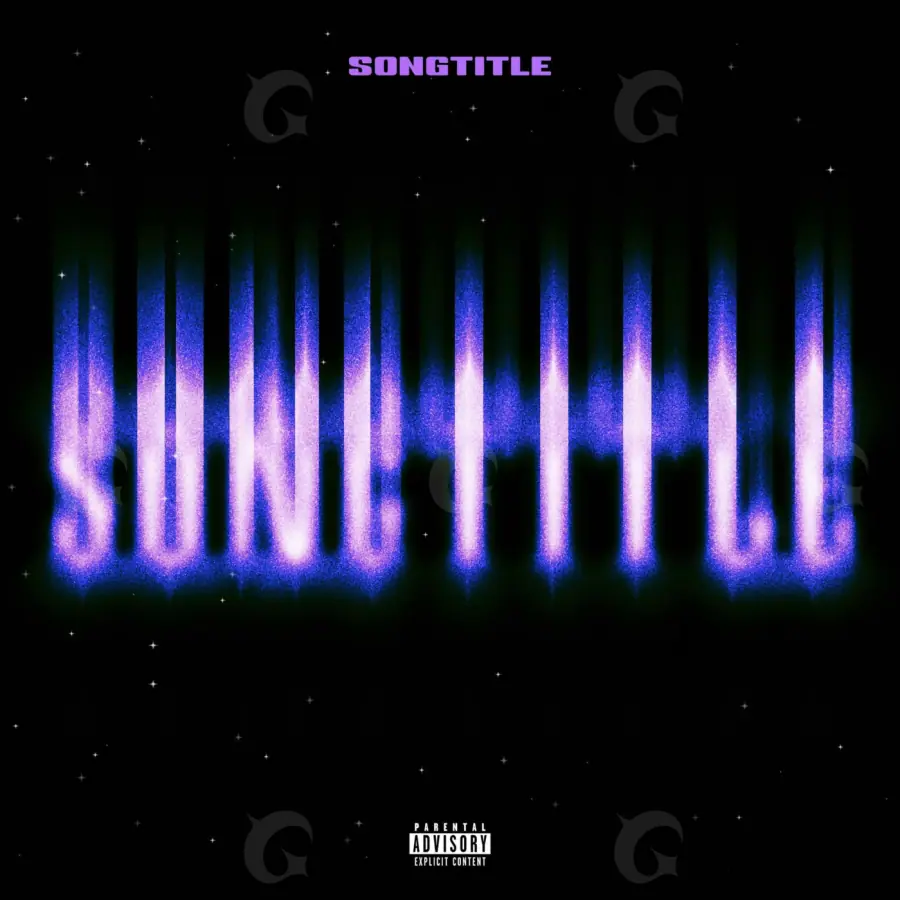 Premade cover art “Blue Star”: star, blue tones