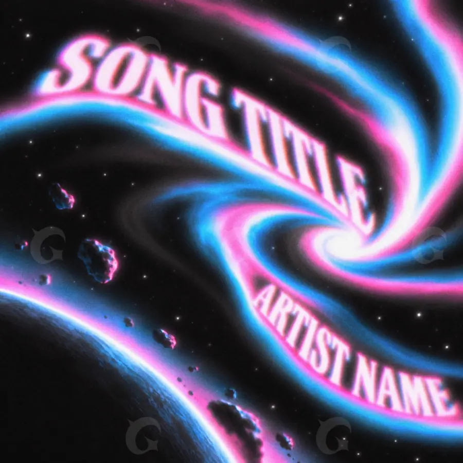 Premade cover art “Blue Star”: star, blue tones