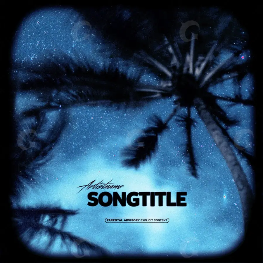 Album cover art “Blue Star”: star, blue tones
