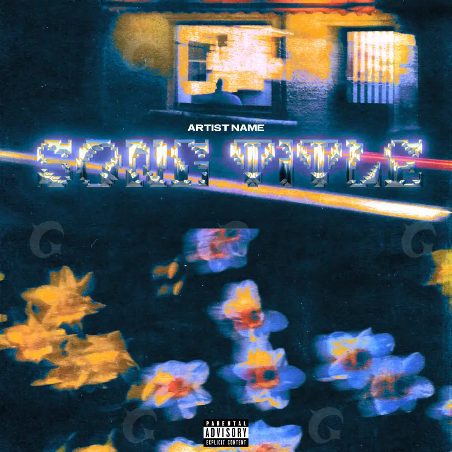 Portada para canción «Blue Window»: ventana; color azul