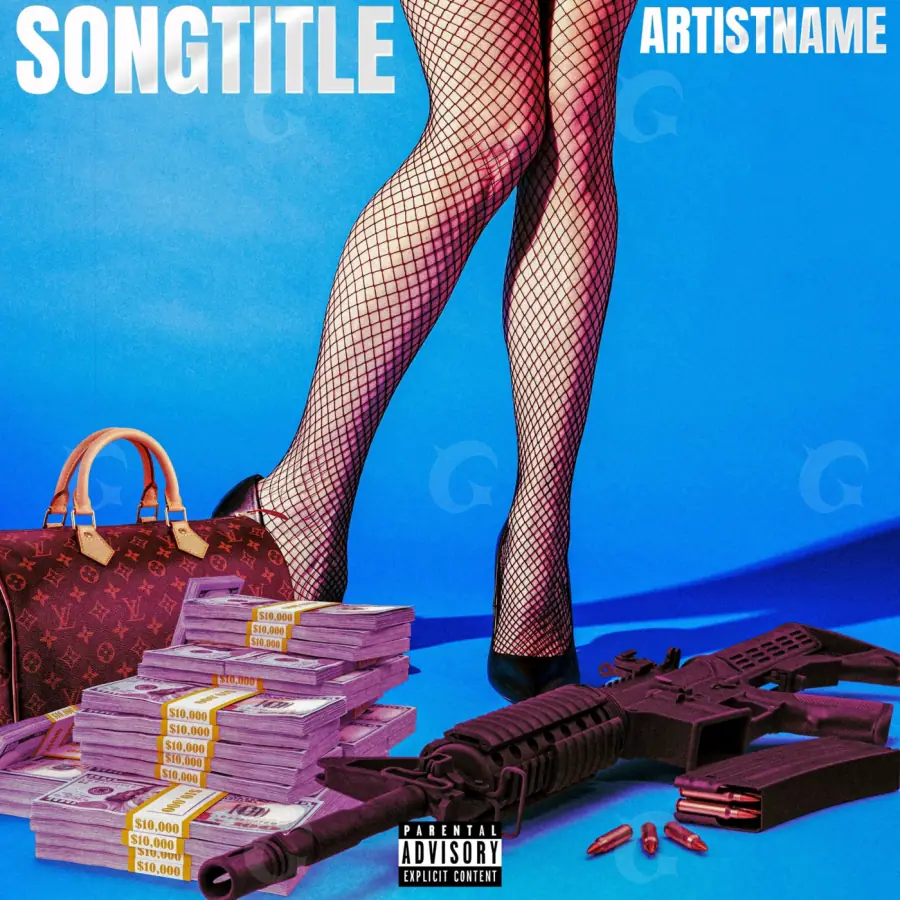 Album cover art “Blue Woman”: woman, blue tones
