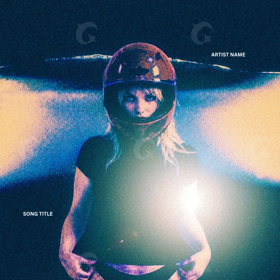 Premade cover art “Blue Woman”: woman, blue tones