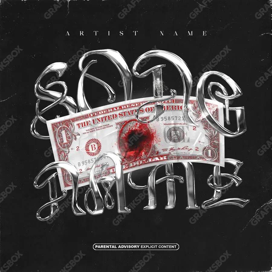 Купить обложку для трека «Red Headshot» — тёмный кадр, в красных тонах