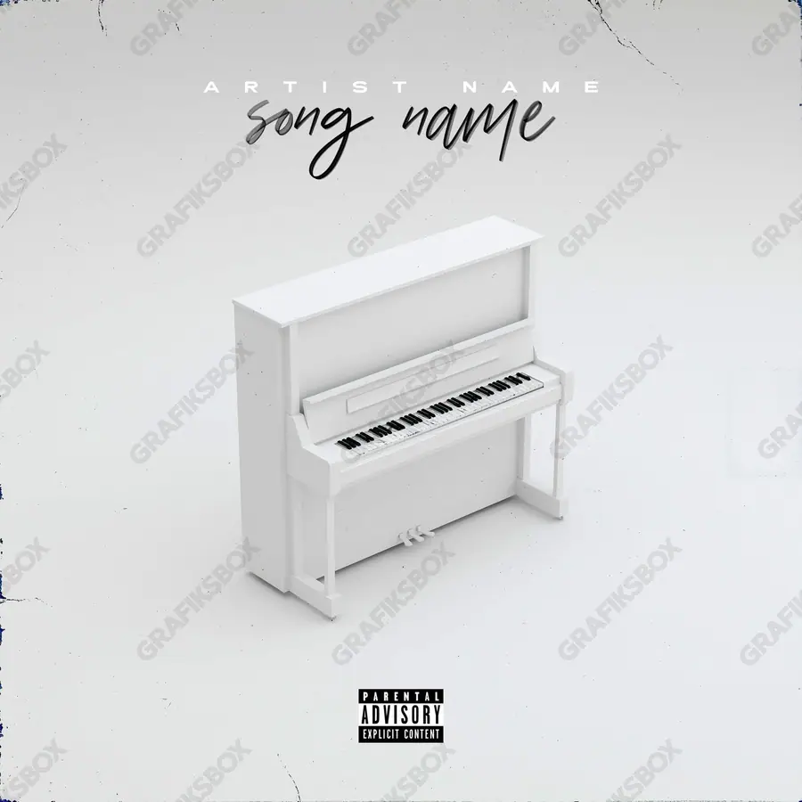 Купить обложку для трека «One Composer» — яркий кадр, в чёрно-белом