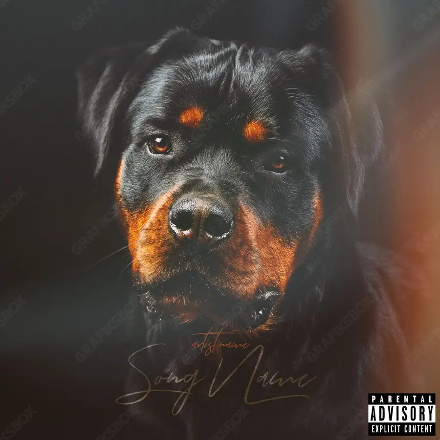 Portada de álbum prediseñada «Rott» — un motivo con carácter propio, en matices anaranjados