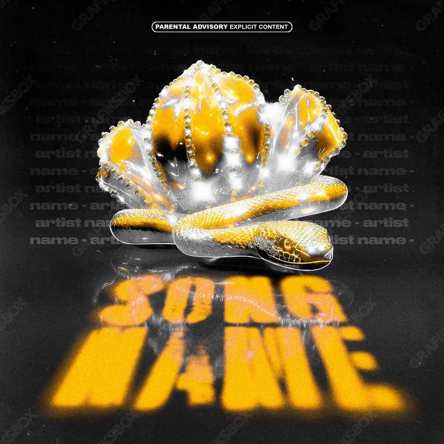 Обложка для трека с природой «Golden Stone» — природа в кадре: небо, вода и воздух, в золотых тонах