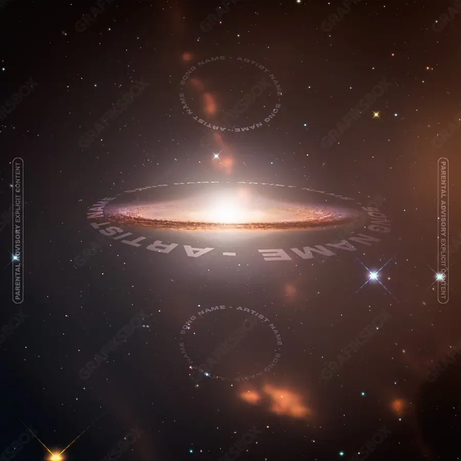 Portada de álbum prediseñada «Expansion» — un motivo con carácter propio, en tonos rojos intensos