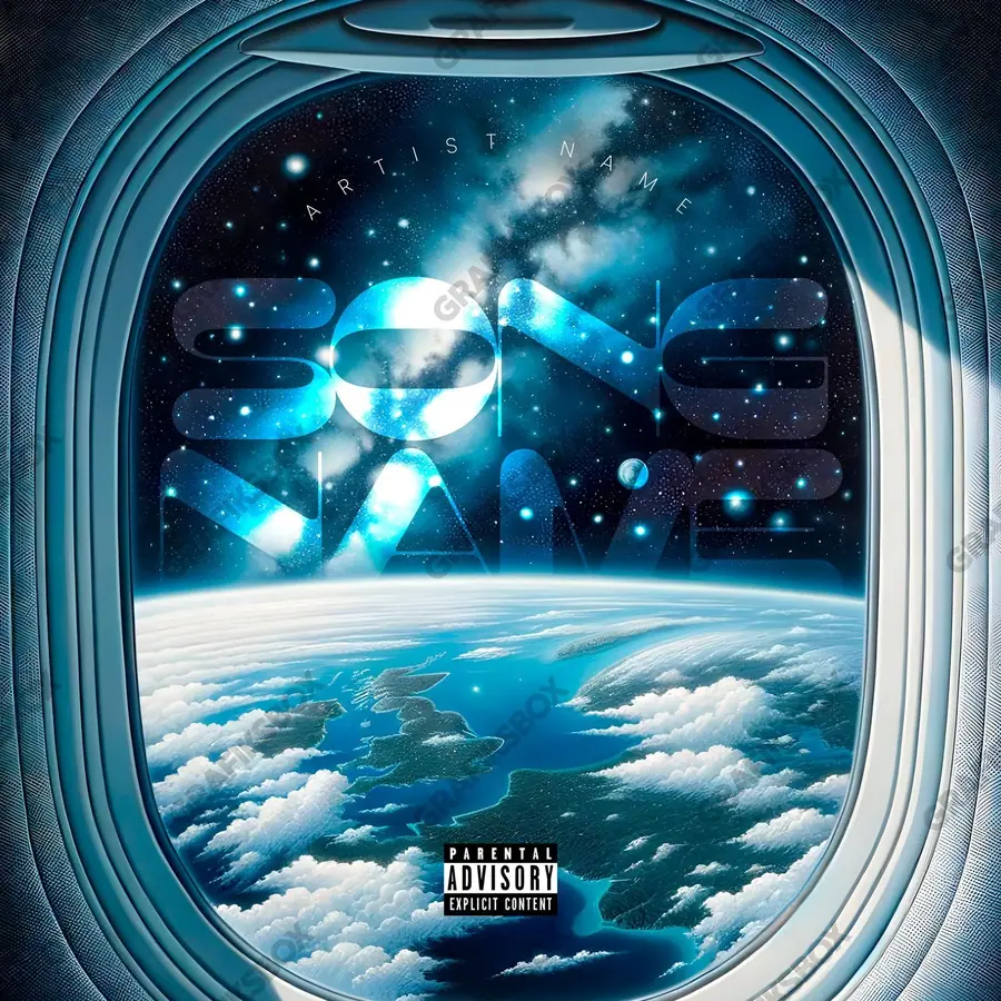 Обложка для трека «Blue Globe» — энергичный кадр, в синих тонах