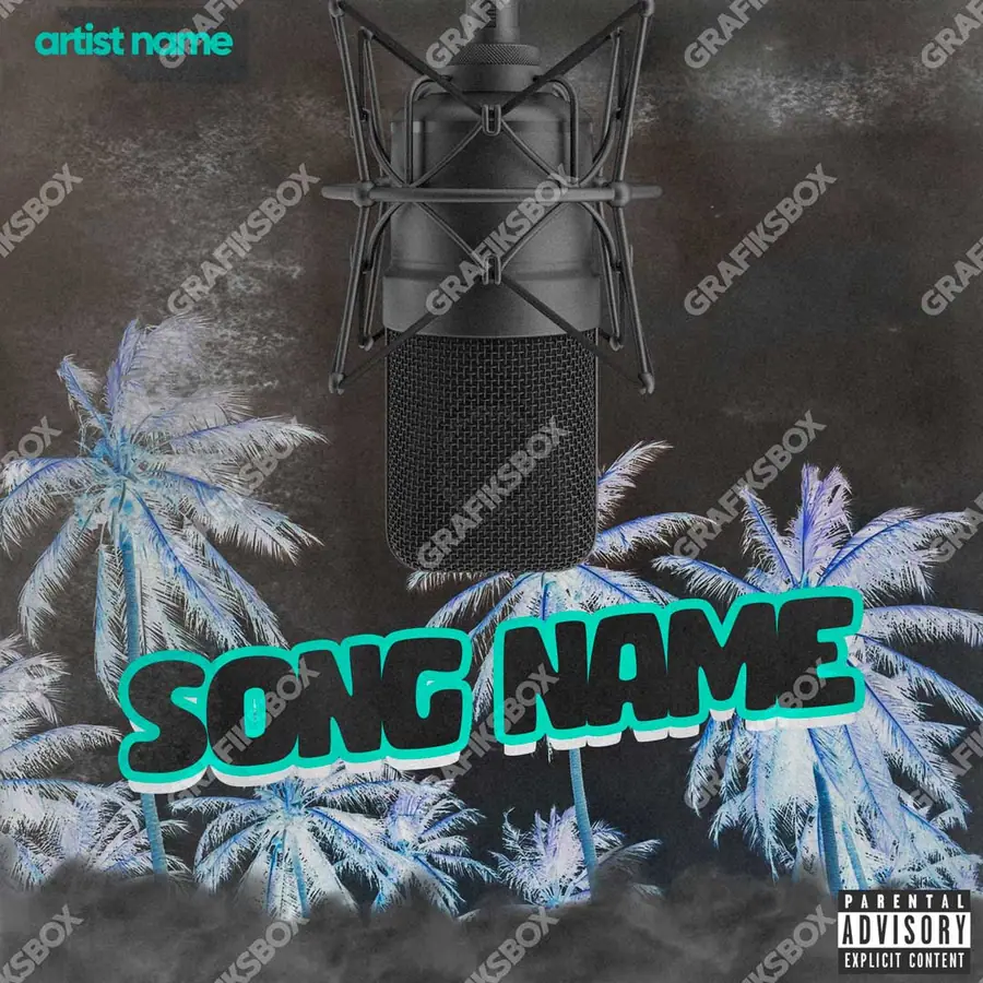 Premade album cover “Crash preview” — a frame that refuses to sit in one category in a monochrome palette