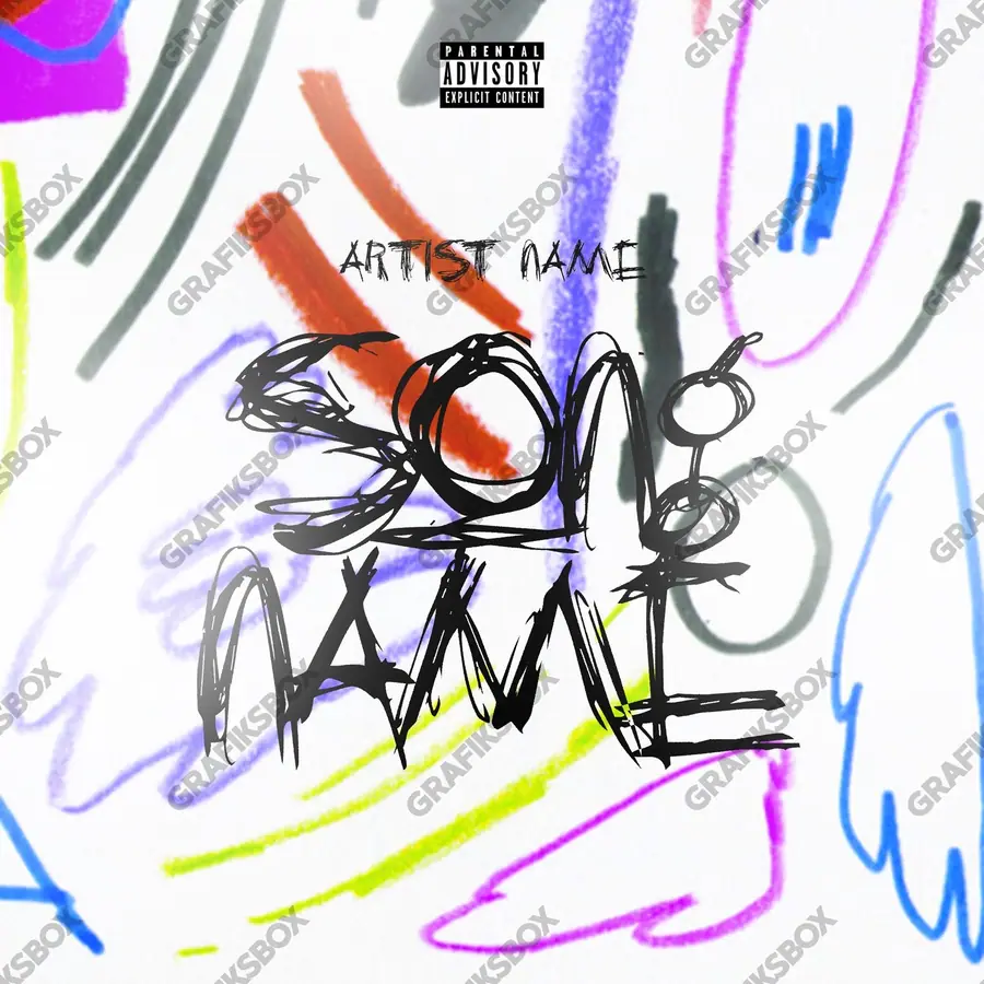 Portada de álbum prediseñada «Youth» — una idea visual original sin equivalente cercano en el catálogo, en tonos azules fríos