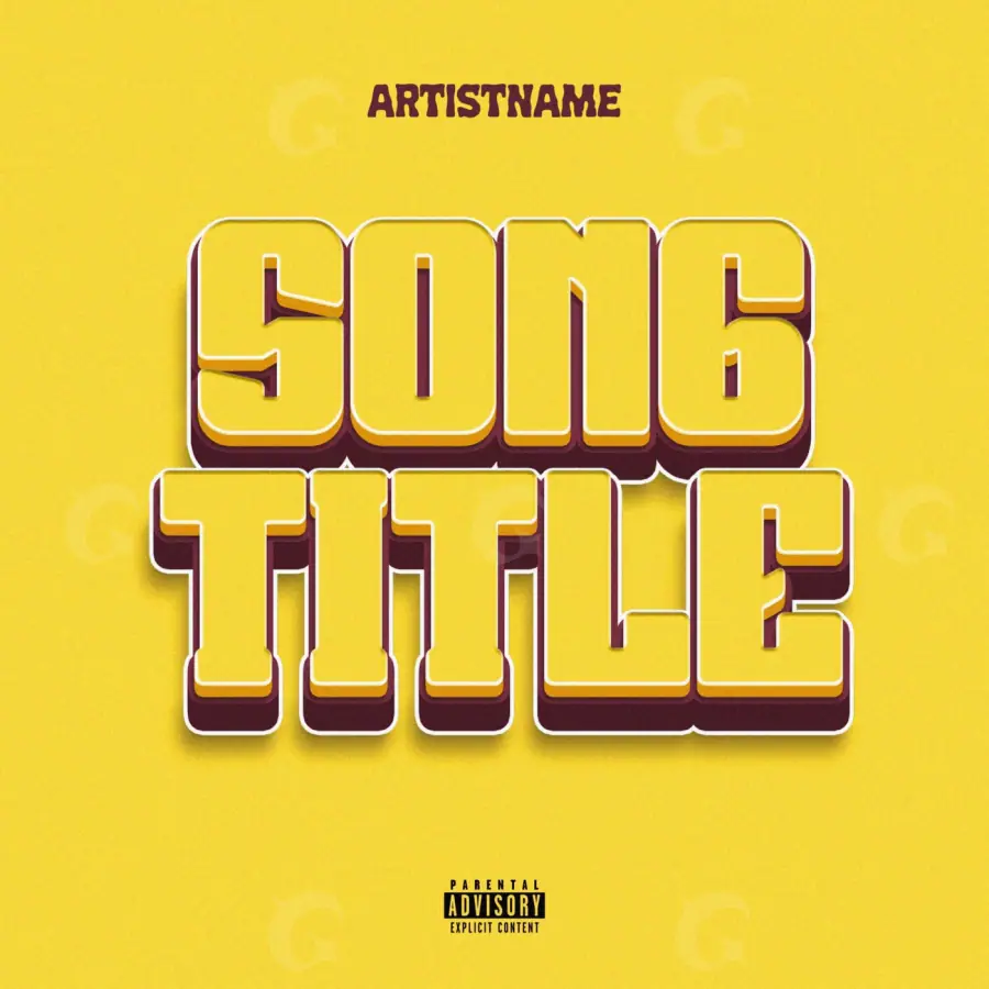 Portada para canción «Golden Cube»: cubo; color dorado