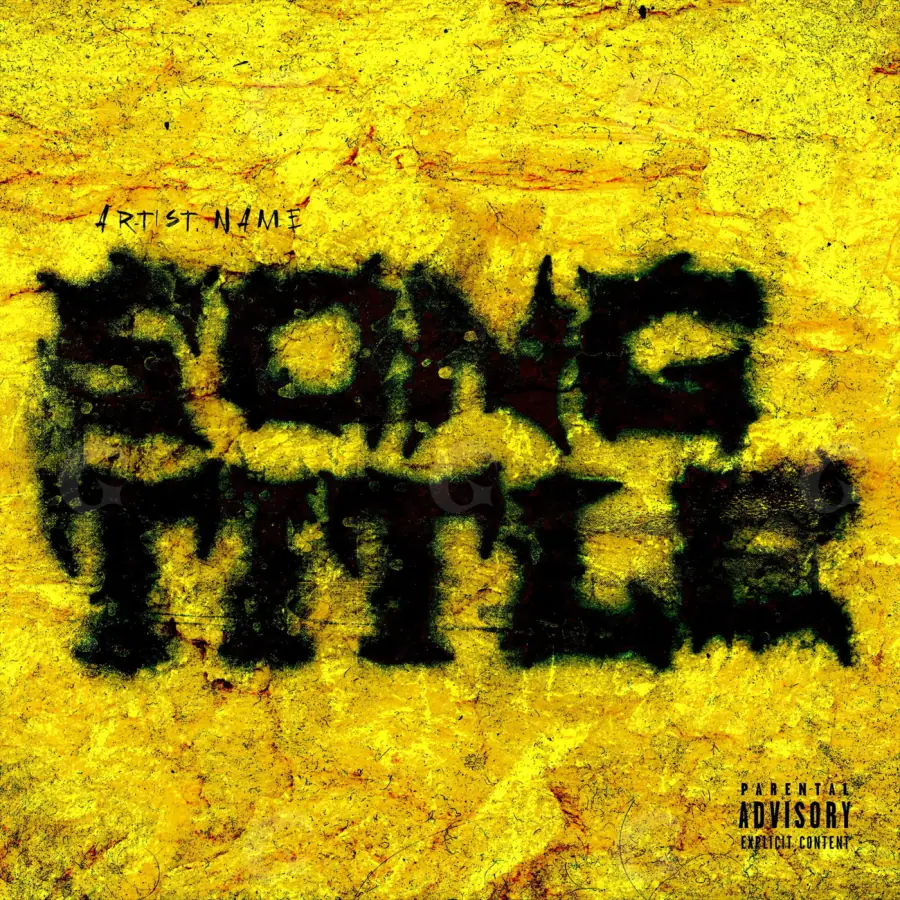 Album cover art “Golden Lettering”: lettering, golden tones