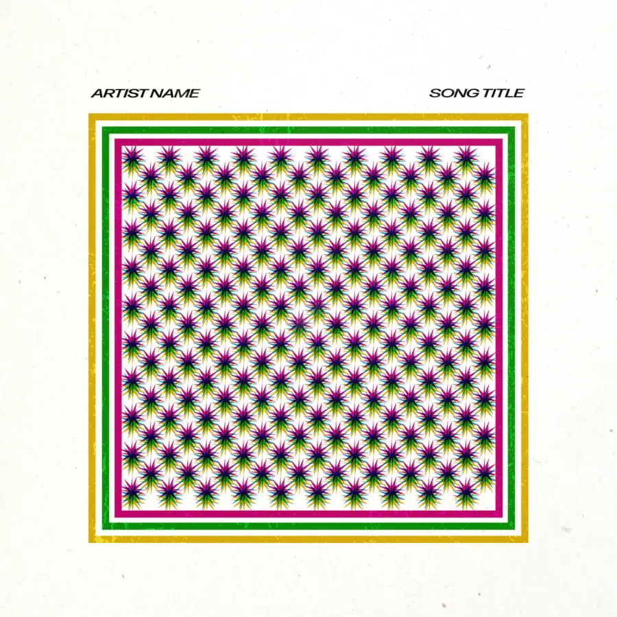 Album cover art “Green Flower”: flower, green tones