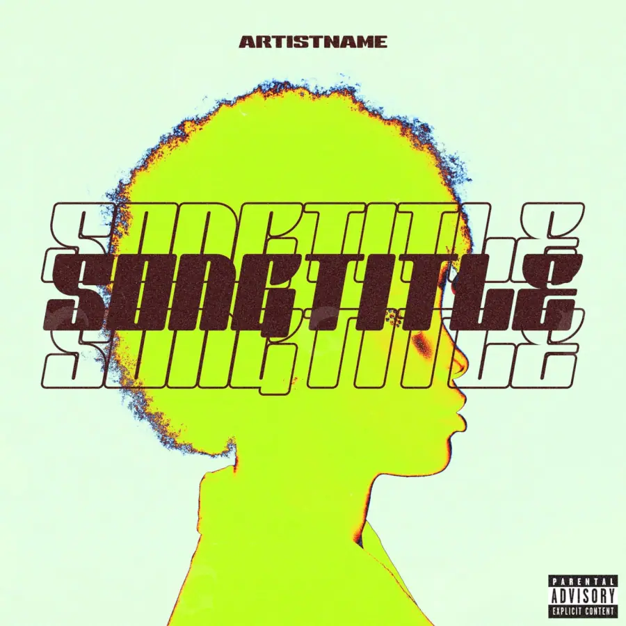 Обложка для альбома «Green Silhouette»: силуэт; палитра — зелёная
