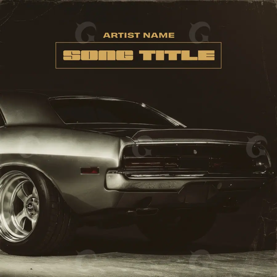 Portada para canción «Orange Car»: coche; color naranja