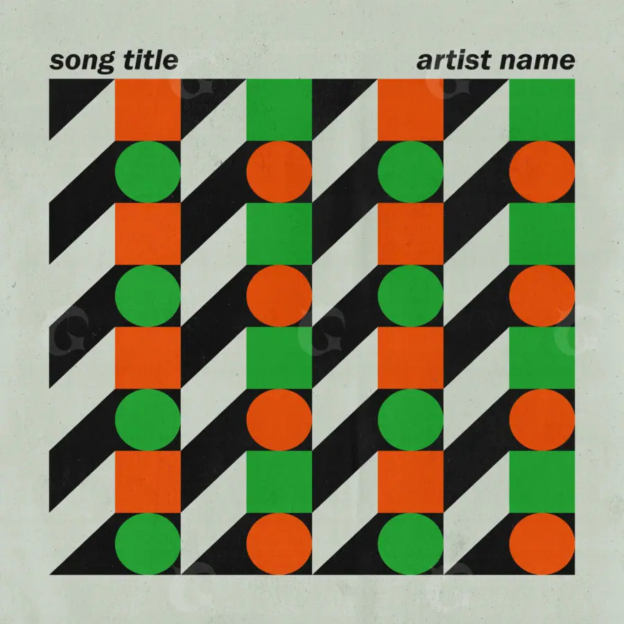Arte de portada musical «Orange Circle»: círculo; color naranja