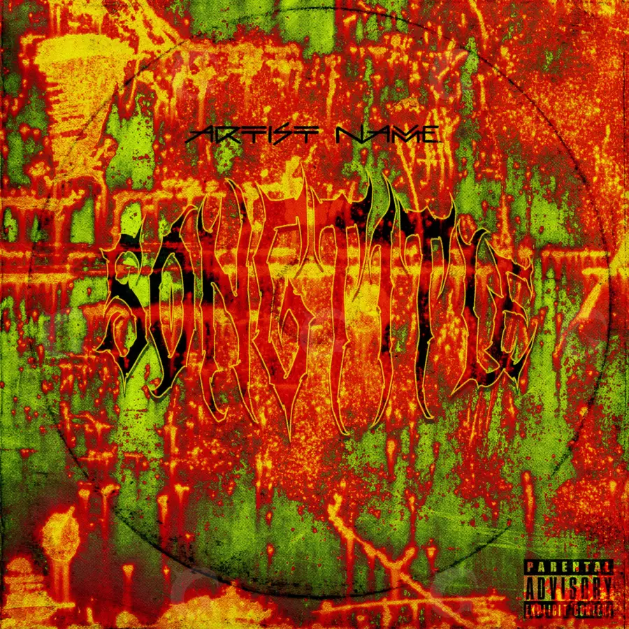 Album cover art “Orange Circle”: circle, orange tones