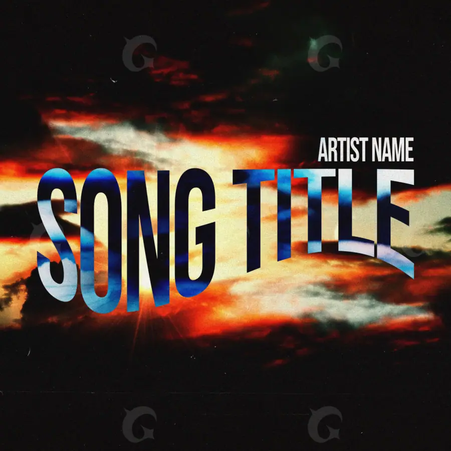 Album cover art “Orange Cloud”: cloud, orange tones